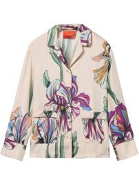 La DoubleJ Silk Shirt Neutrals at Farfetch